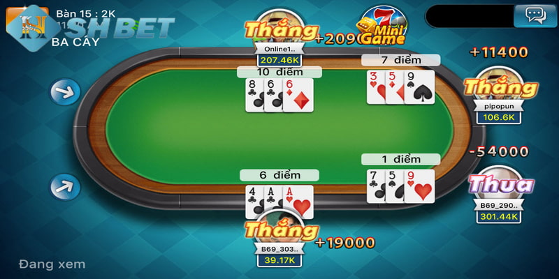 Tổng quan về bài 3 cây online uy tín
